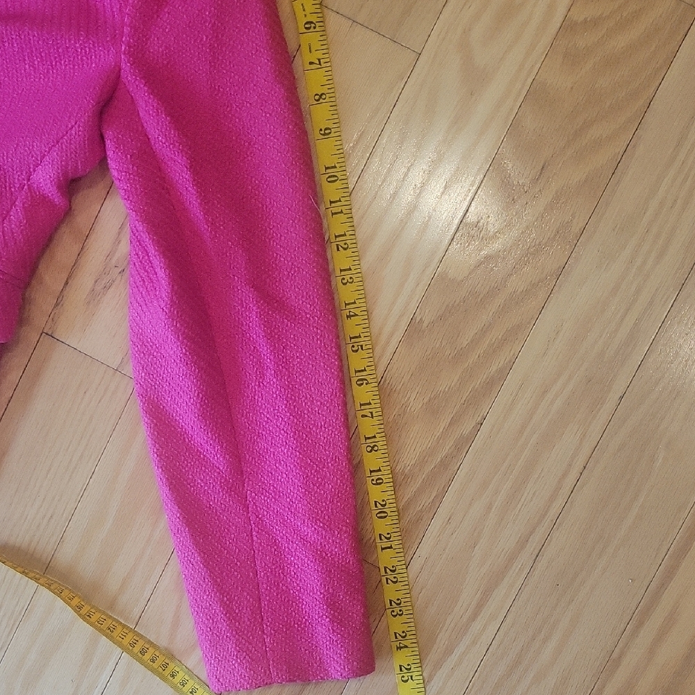 J. Crew Factory Schoolboy Tweed Blazer In Sweet Fuchsia - Picture 16 of 16